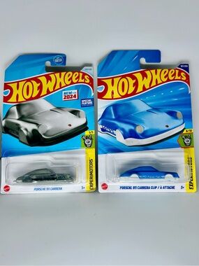Hot Wheels Expirimotors Lot of 2x
- Porsche 911 Carrera Blue & Silver Key Chain